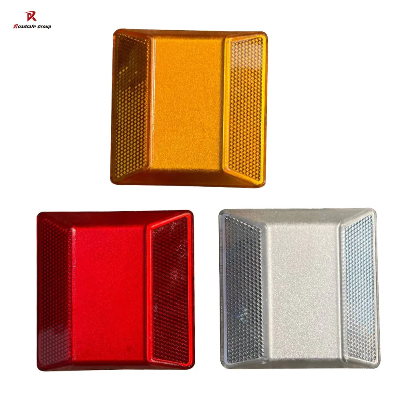 Beijing Roadsafe 20tons Tachas Cat Eye Reflective Road Studs PC Plastic Reflectors Pavement Highway Markers Competitive