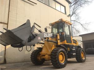 China 60kw Heavy Construction Equipment / ZL20F Wheel Loader With 1CBM Bucket Capacity wholesale