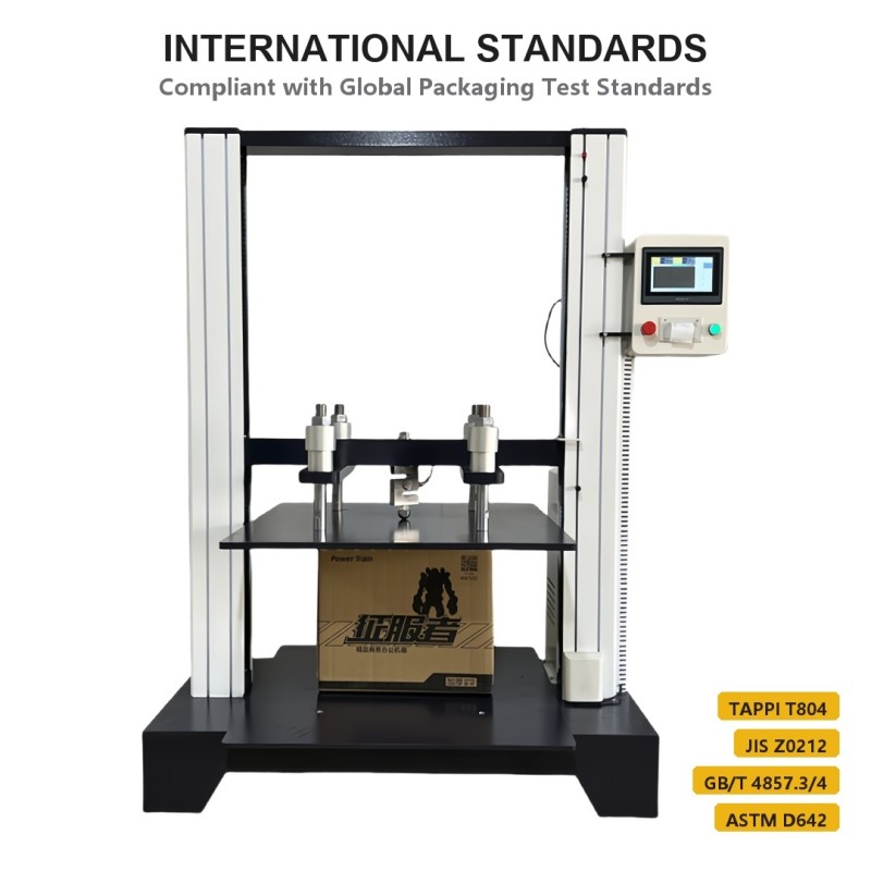 Computerized Carton Compression Testing Machine Servo Box Compression Strength