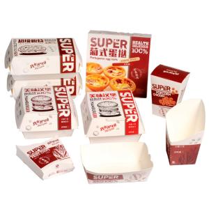 China Custom Disposable Food Grade Eco Friendly Food Packaging Burger Box wholesale