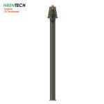 20m lockable pneumatic telescopic mast 30kg payloads-3.7m closed height-for