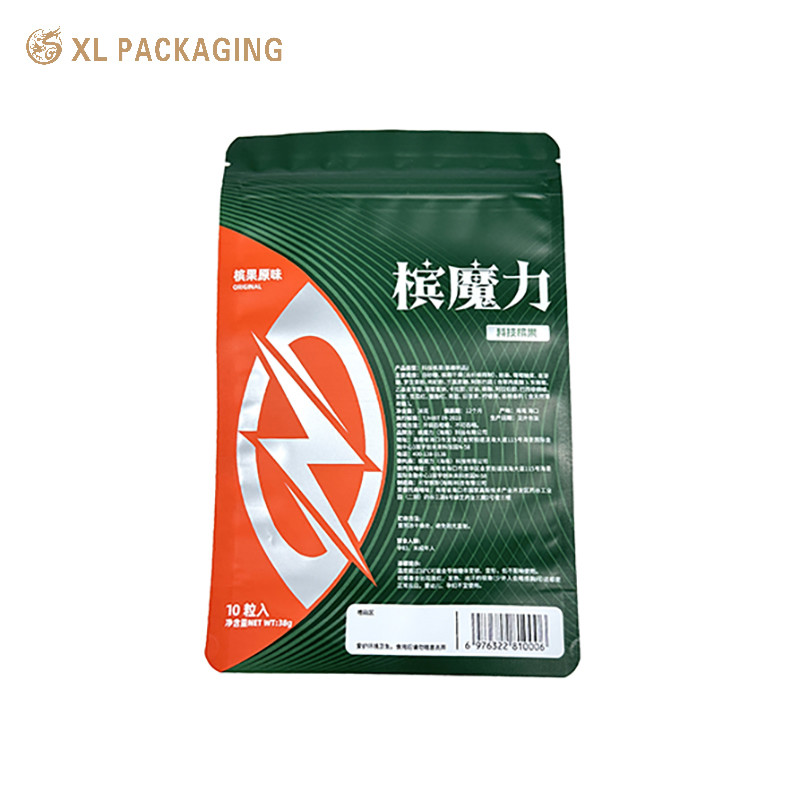 Reusable Plastic Aluminium Foil Mylar Bag Food Packaging Ziplock Stand Up Pouch