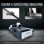 Heavy Duty Horizontal V Cutting Machine Metal Curtain Wall V Groover Machine