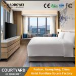 Curved Backrest Foshan 4 Star King Size Bedroom Set Marriott Resort Hotel