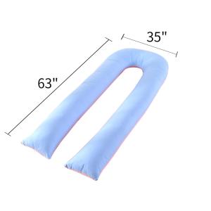 China Breathable Full Body Size Pregnant Lady Pillow U Shaped Sleeping Cushions wholesale