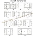 1.4-2.0mm Black Aluminum Storm Windows , Double Glazed Toughened Glass