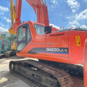 China Doosan hot sale doosan dh220lc used excavator/Used digging machine Doosan DH220-7 Korea origin for sale wholesale