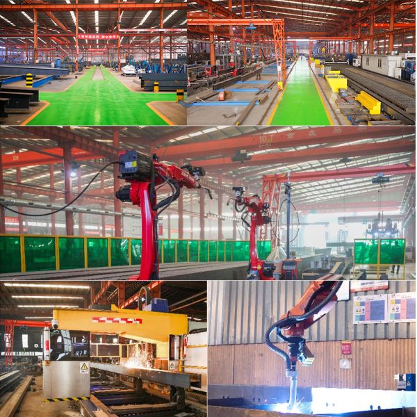 Customized Pre Engineered Building H Columns / Beams Main Structure