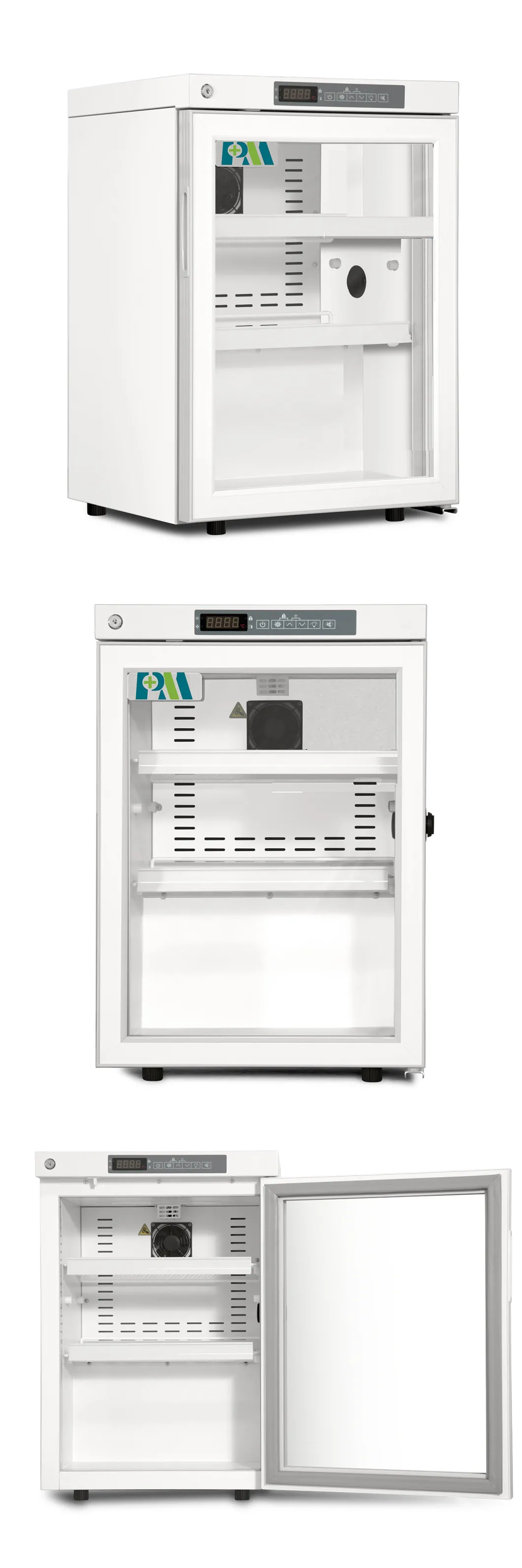 Mini 60L Vertical Stand Medical Pharmacy Vaccine Refrigerator 2-8 Degrees