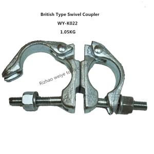 China Hot dip galvanized / forged Scaffolding Double Coupler , 360 Degrees swivel couplings wholesale