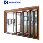 KDSBuilding New Design Modern Commercial Wooden Glass Folding Door Pictures For