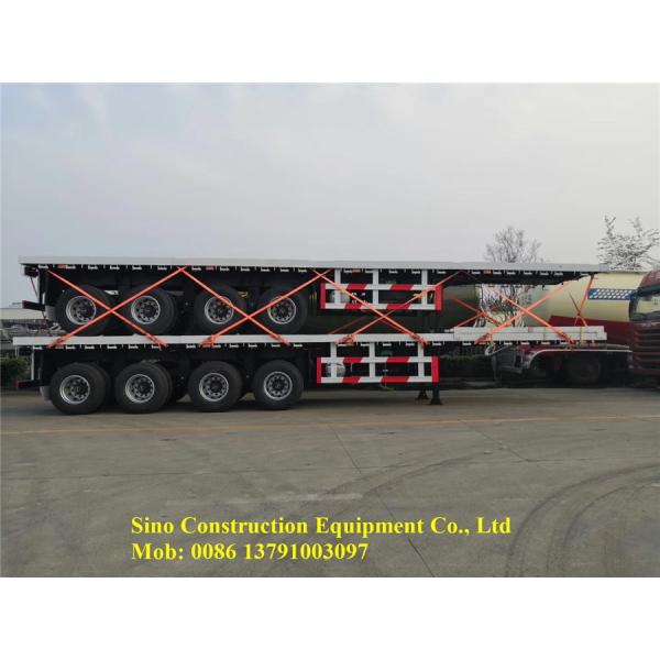 Flatbed Container Semi Trailer Max Loading 60 Ton Cement Tanker Trailer