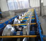 Ridge Steel Sheet Roll Forming Machine ISO Hydraulic Cutting