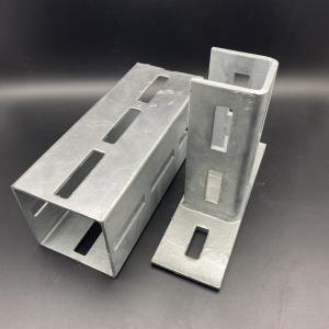 China Heavy Rail Electrical Galvanized 80X80X3mm Square Channel wholesale