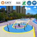 High Polymer Content Reliable Sports Flooring Materials Anti Slip EPDM Grains