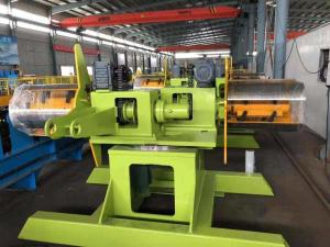 China 1.5-45 Tons Steel Coil Automatic Hydraulic Decoiler Uncoiler Machine With Coil Car wholesale