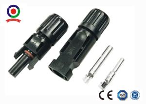 China UV Resistant Solar Panel Connectors Male And Female Connectors High Current Carrying Capacity wholesale