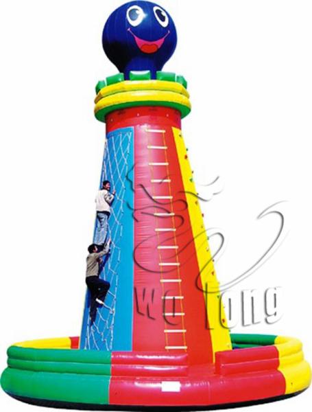 children rock climbing wall, inflatable climbing wall