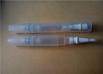Dual Use PP Lip Gloss Pencil Packaging Cosmetic Hot Stamping 121.5 * 15.9mm