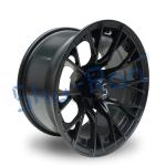 Shuran New 14'' Rims Matte Black Aluminum Golf Cart Wheel 14x7 Universal 4 Bolt