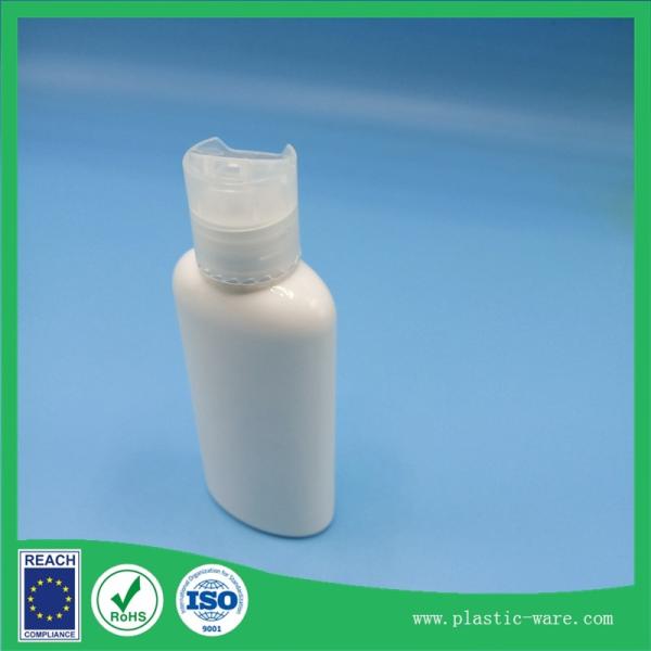 100ml white color lotion sunscreen bottle with pet plastic cap cosmetic pet