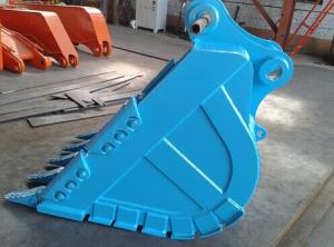 China EX450 Excavator Rock Bucket Black Yellow Orange Duty Key JCB Heavy Rock Teeth wholesale