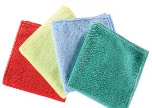 China Yellow Microfiber Terry Cloth Magic Window Cleaning Cloth For Vehicles wholesale