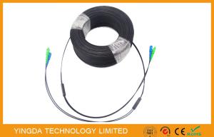 China Indoor Fiber Optic Patch Cables SC APC - SC Duplex FTTH Drop Cable Fanout Kits LSZH FRP wholesale