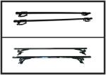 Double Layer Universal Auto Roof Racks , Aluminium Alloy Roof Luggage Carrier