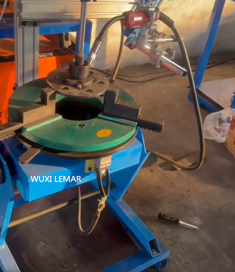100kg Welding Turntable Rotary Positioner Small Cylinder Welding