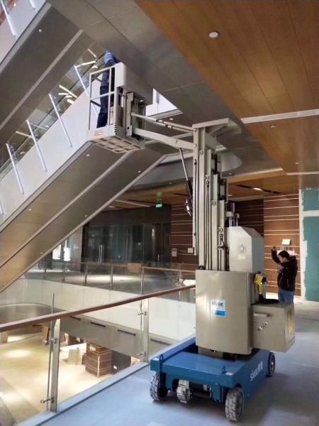 Indoor 6 -10m Compact Light Weight Self Propelled Aerial Work Platform Boom Lift
