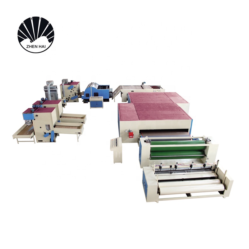 Fiber Filling Comforters Mattress Sintepon Wadding Production Line 200kw