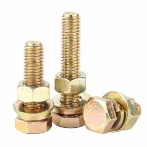 China Stainless Steel Hex Washer Head Bolt 2mm - 150mm Screw Length Passivated Finish wholesale