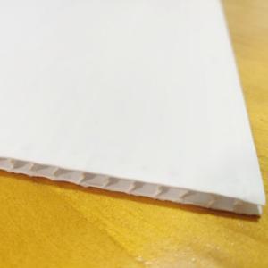 China Recycled White Coroplast Sheets 10mm Blank Corrugated Plastic Sheets wholesale