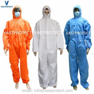 China Model NO. VPT621 Disposable Nonwoven PP SMS Microporous Coveralls for Industrial Work wholesale