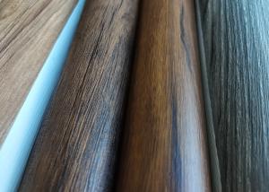 China Walnut Brown Wood Grain PVC Decorative Film For Plastic Windowsills wholesale