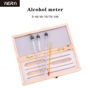 China Measuring Alcohol Concentration Wine Meter , Alcohol Meter Whisky Vodka Bar Set Tool wholesale