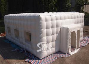China 10x8 mts multifunctional outdoor white inflatable cubic tent for warehouse or party events wholesale