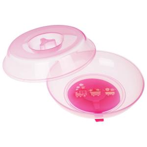 China 6 Months Covered BPA FREE Pink Baby Suction Plate wholesale