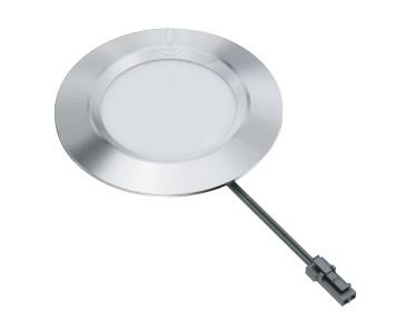 A1116.TC Round Recessed Spotlight, Aluminum + PS, DC12V,1W, Φ70*15, 3000/4000