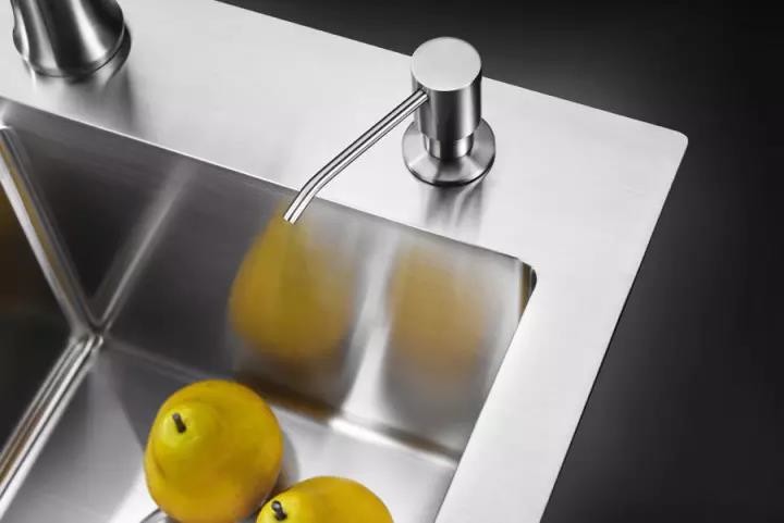Round Double Bowl Undermount Sink With Drainboard Sink Brushed Surface Australia Style