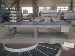 PVC 0.75KW 1320mm Width Conveyor Belt Machine For Panel Furniture