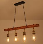 Retro loft industrial bar chandelier restaurant hot pot coffee shop wooden