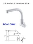 Plastic Goose Neck Satin Finish Toilet Hand Faucet