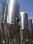 3mm Conical Fermentation Vessel 8000L Conical Jacketed Tank