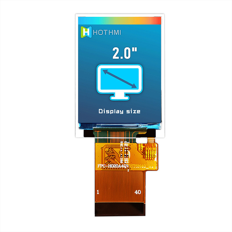 2.0 Inch Sunlight Readable Resistive TFT Display 128x160 Pixels
