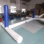 Outdoor Water Play Game Inflatable Water Volleyball Court PVC Volleyball Field