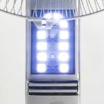 Low Noise 12V Rechargeable Adjustable Floor Fan With DC Brush Motor