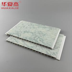China Waterproof Green Marble Bathroom Pvc Panels 8mm Thickness For Indoor Home Decoration wholesale