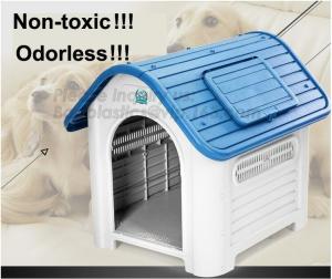 China outdoor kennel for large dogs kennels crates plastic houses, Plastic Dog Pet House, OEM Outdoor plastic cheap Dog kennel wholesale